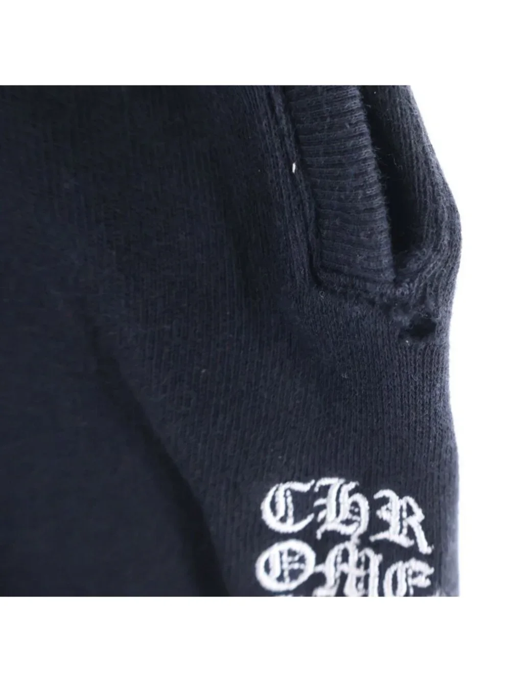 Chrome Hearts Not Vertical Logo Shorts Not Embroidery Black